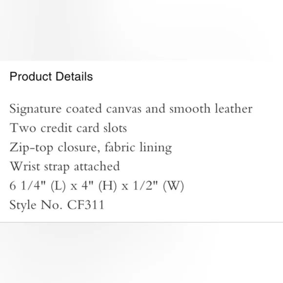 Coach Wristlet/Wallet In Signature Canvas With Jumbo Floral Print - Picture 4 of 4